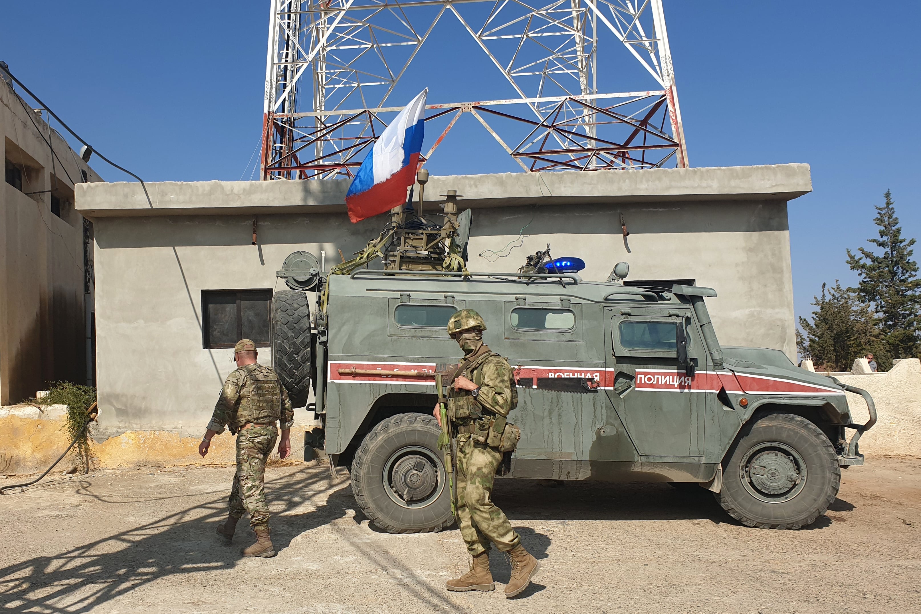 Russian soldiers Syria