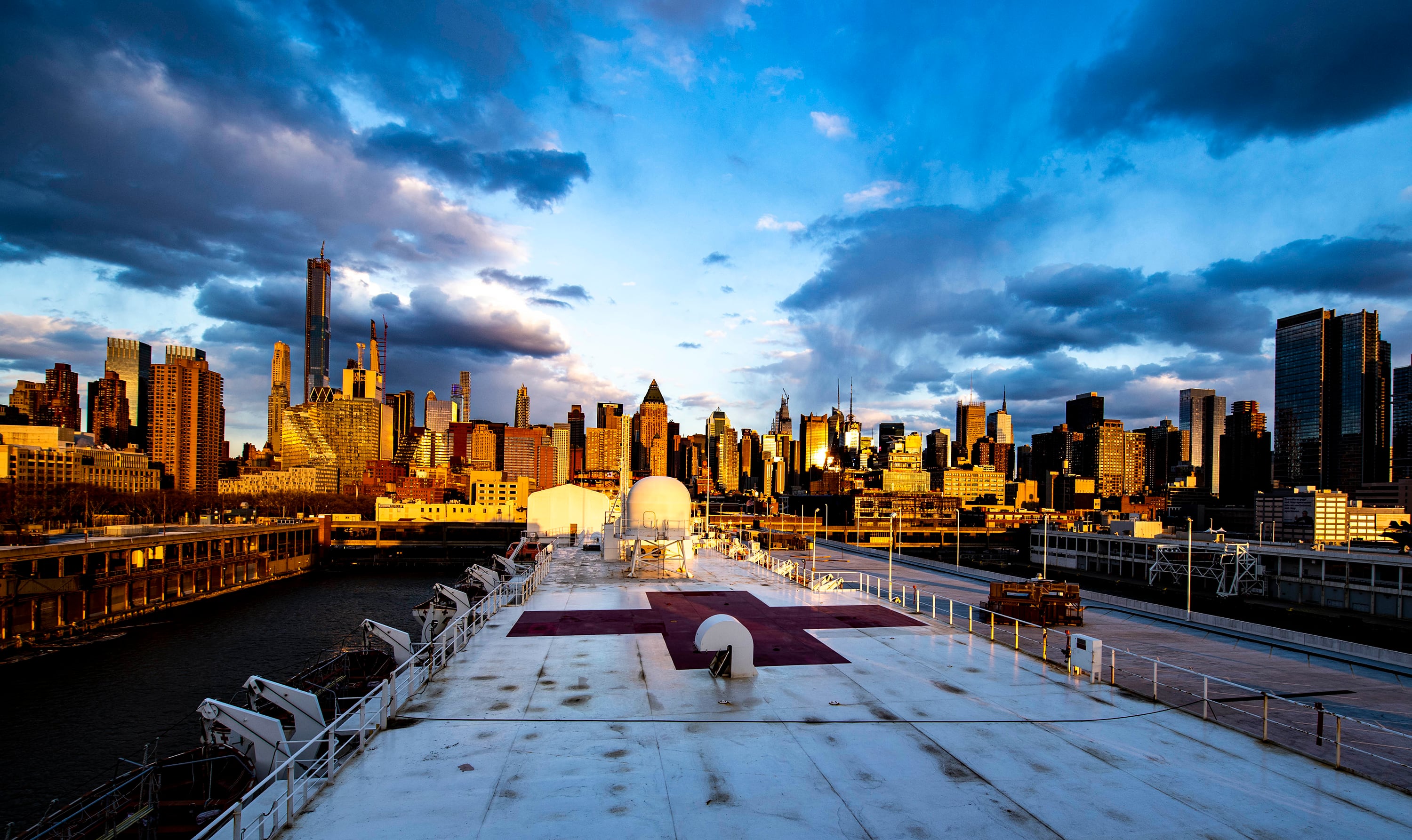 USNS Comfort in NYC