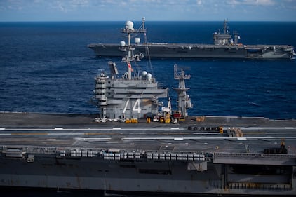 USS John C. Stennis (CVN 74), USS Dwight D. Eisenhower (CVN 69)