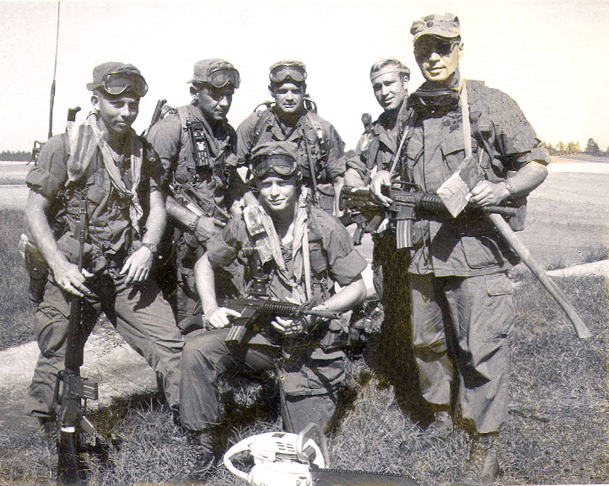 The "Red Wine" raiders were one of three teams who stormed the Son Tay prison compound in North Vietnam in search of some 61 POWs on Nov. 21, 1970.